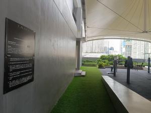 A garden outside Cozy Staycation at Destiny's Crib Fame, Edsa Mandaluyong