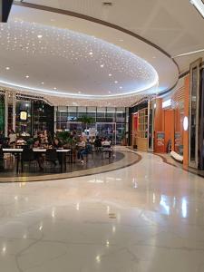 A restaurant or other place to eat at Cozy Staycation at Destiny's Crib Fame, Edsa Mandaluyong