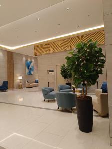 A seating area at Cozy Staycation at Destiny's Crib Fame, Edsa Mandaluyong