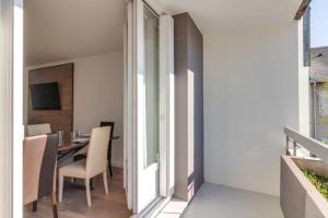 Balkón alebo terasa v ubytovaní L'Indigo - Les Maisons de Madeleine