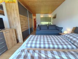 Rúm í herbergi á Apartment Salzkammergut