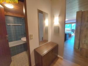 Baðherbergi á Apartment Salzkammergut
