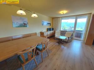 Χώρος καθιστικού στο Apartment Alpenrock