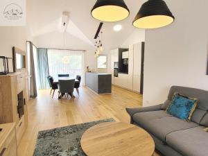 Setusvæði á Penthouse Apartment Bergkristall