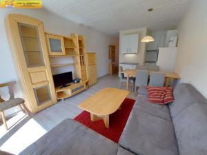Kuchyň nebo kuchyňský kout v ubytování Apartment Bettina