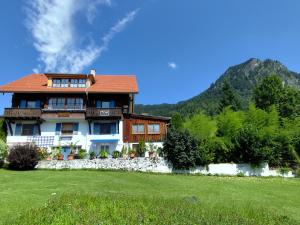 a house on a hill with a green field at Bad Hindelang in Bad Hindelang