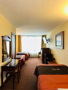 Katil atau katil-katil dalam bilik di Hotel Continental Lima
