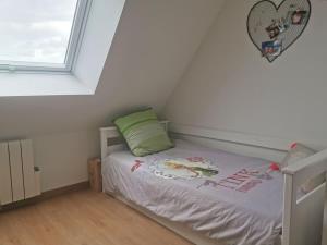 Posteľ alebo postele v izbe v ubytovaní Rhun Izella - Maison avec vue exceptionnelle - Jacuzzi et Sauna face à la mer
