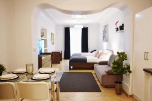Posezení v ubytování P&J Apartments Floriańska
