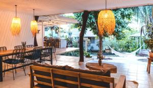 Zahrada ubytování Cuatro Vientos Lodge & Apartments - Mal País, Costa Rica