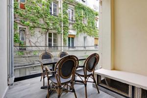 Balcon ou terrasse dans l'établissement Résidence Paris Charonne-Bastille