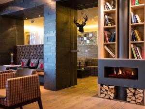 Posezení v ubytování Boutique Hotel die Mittagspitze Superior