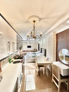 Χώρος καθιστικού στο Hagia sophia Apartment Otel