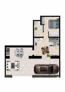 Μια τηλεόραση ή/και κέντρο ψυχαγωγίας στο Il Villino Porto Cesareo - Alloggio con posto auto