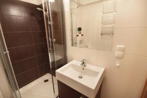 Kúpeľňa v ubytovaní ApartSerwis - Apartment U Sabały Centrum