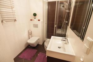 Kúpeľňa v ubytovaní ApartSerwis - Apartment U Sabały Centrum