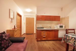 Kuchyňa alebo kuchynka v ubytovaní ApartSerwis - Apartment U Sabały Centrum