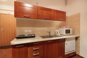 Kuchyňa alebo kuchynka v ubytovaní ApartSerwis - Apartment U Sabały Centrum