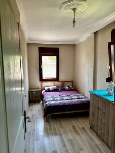 Postel nebo postele na pokoji v ubytování Denize Yakın Müstakil Tripleks Villa