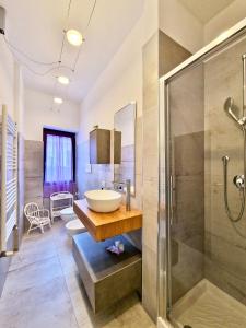 Koupelna v ubytování Casa di Aria by TraMonti Apartments