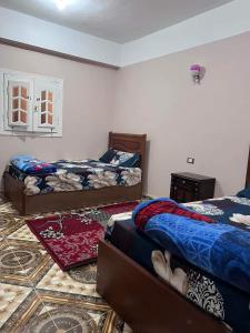 Postel nebo postele na pokoji v ubytování Siwa Shali Hostel