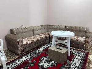 Posezení v ubytování Siwa Shali Hostel