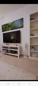 Televízia a/alebo spoločenská miestnosť v ubytovaní Apartamento Romero valencia