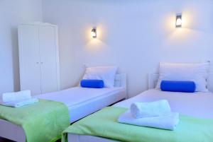 Posteľ alebo postele v izbe v ubytovaní Golden B&B