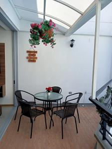 サン・ヘロニモにあるParaíso del solの植物のある部屋