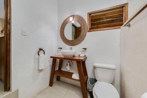 Koupelna v ubytování Hotel CasaBakal - A pie de Laguna - Bacalar