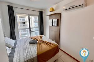 En eller flere senge i et værelse på N5603 Beto Carrero Belas Praias Nautilus Home Club + 64 billeder