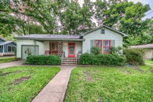 Bygningen som feriehuset ligger i