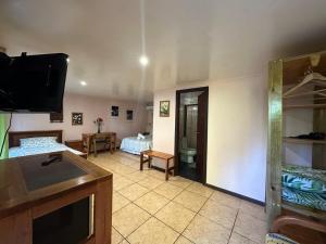 Sjónvarps- og/eða afþreyingartæki á Hare Henua Bed & Breakfast