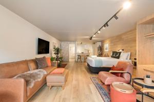 Et tv og/eller underholdning på Luxurious Studio in City Centre