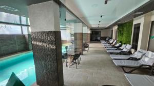 Bazén v ubytování Forest Dreams LUX nebo v jeho okolí