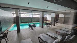 Bazén v ubytování Forest Dreams LUX nebo v jeho okolí