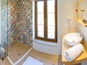 Kúpeľňa v ubytovaní Arktos Hotel