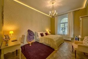 Postel nebo postele na pokoji v ubytování Amethyst apartment