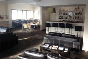 Posezení v ubytování Hakuba Deer Lodge