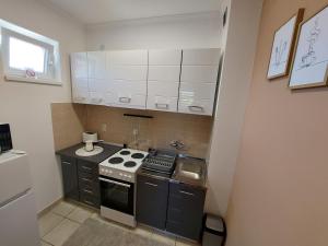 Dapur atau dapur kecil di Apartman Sweet Dreams