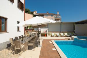 Bazén v ubytování Villa LeaLeana in Pula,Istrien nebo v jeho okolí