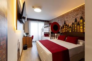 Postel nebo postele na pokoji v ubytování Hotel Magic Fantasy