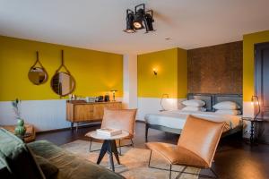 Kuchyň nebo kuchyňský kout v ubytování Hotel V Nesplein