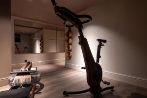 Fitness centrum a/nebo fitness zařízení v ubytování Hôtel L'Ormaie & Spa