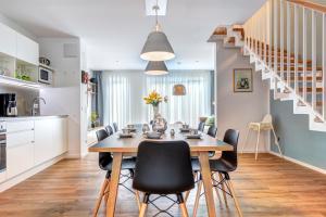 Nhà bếp/bếp nhỏ tại Ferienhaus "Ankersteed" +9 ảnh