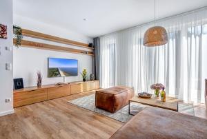 TV/trung tâm giải trí tại Ferienhaus "Ankersteed"