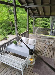 ระเบียงหรือลานระเบียงของ Miiluranta Villas