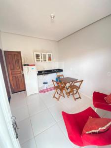Η κουζίνα ή μικρή κουζίνα στο Casa de dois quartos