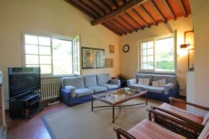 Χώρος καθιστικού στο Villa Claudia