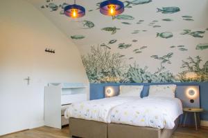 Vakantiepark Duinrust客房内的一张或多张床位